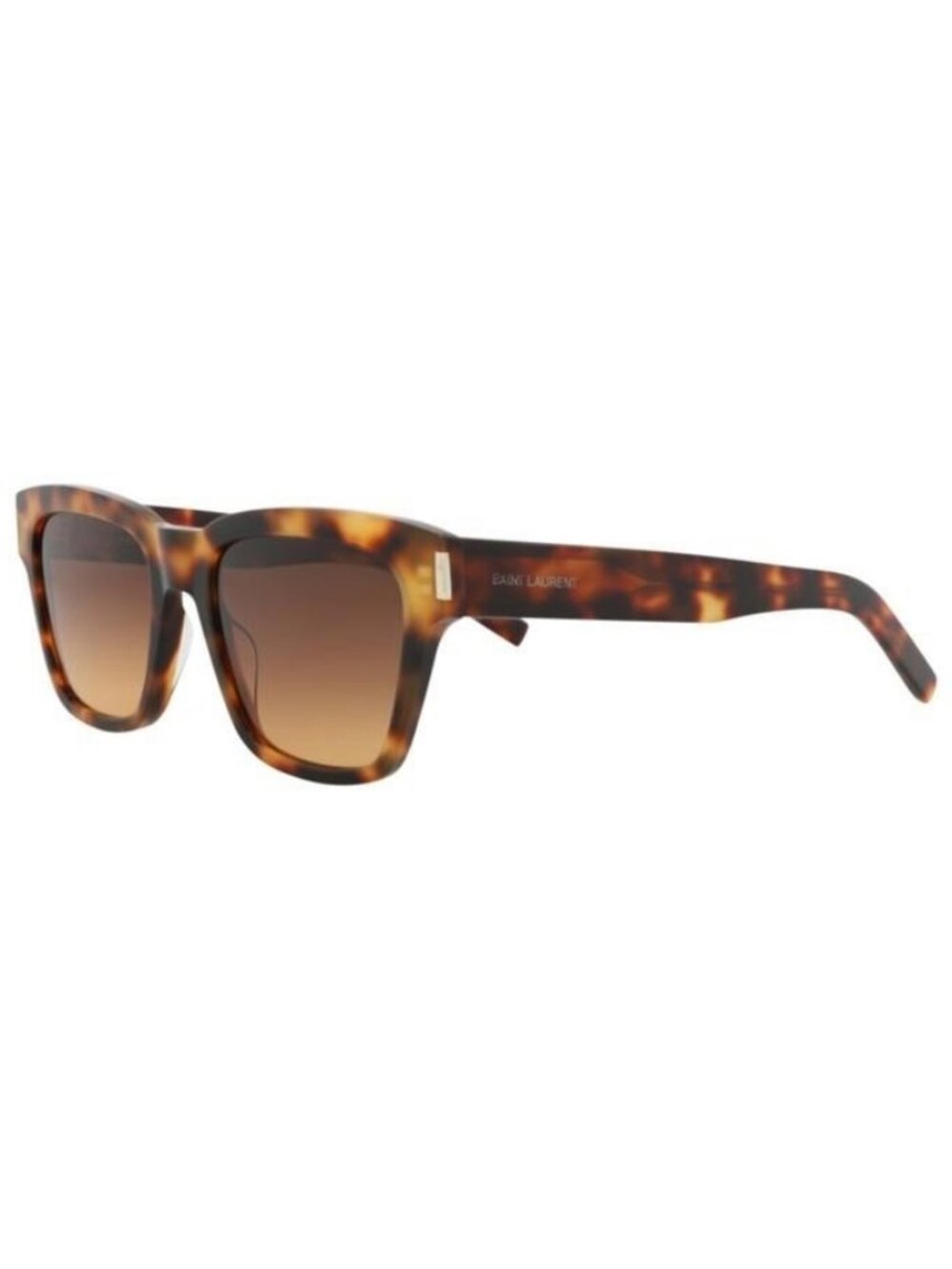 New Saint Laurent Unisex Square/Rectangle Havana Havana Brown Fashion Designer E